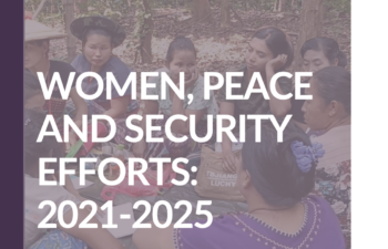 Image for WOMEN, PEACE AND SECURITY EFFORTS: 2021 – 2025” REPORT BY KWO